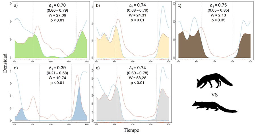 Solapamiento entre depredadores