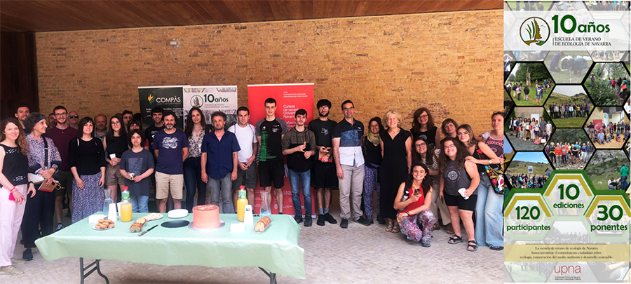 Celebración de los 10 años de la Escuela de Verano de Ecología de Navarra